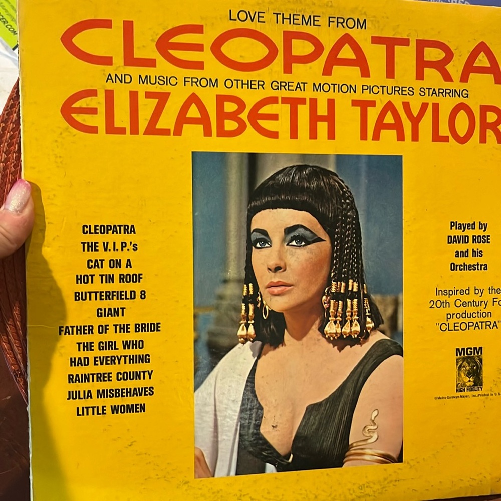 Love Theme From Cleopatra & Music From Other Great Motion Pictures Vinyl Record